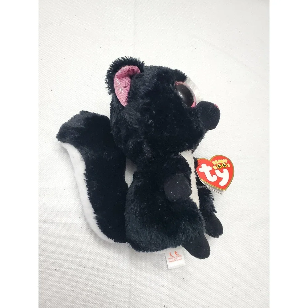 Ty Beanie Boos - FLORA‎ the Skunk (6 Inch) NEW MWMTs Plush Stuffed Animal Toy